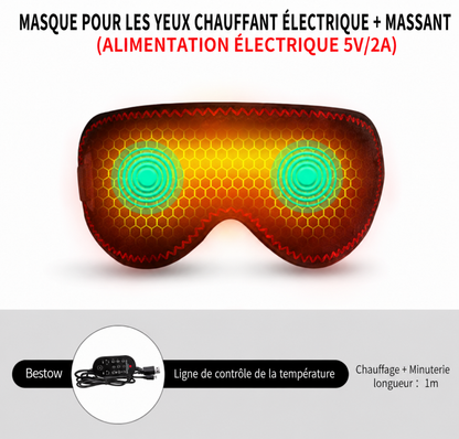 Softeye - Masque yeux chauffant avec vibration
