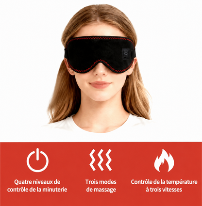 Softeye - Masque yeux chauffant avec vibration